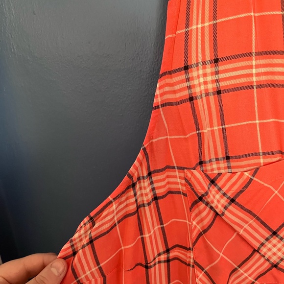 Torrid Pink Plaid Tunic Tank Top - plus Size 1X - Picture 2 of 4